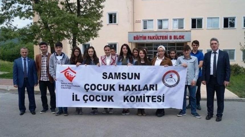 Samsun &Ccedil;ocuk Hakları İl &Ccedil;ocuk Komitesi Om&uuml;&ccedil;em&rsquo;i Ziyaret Etti