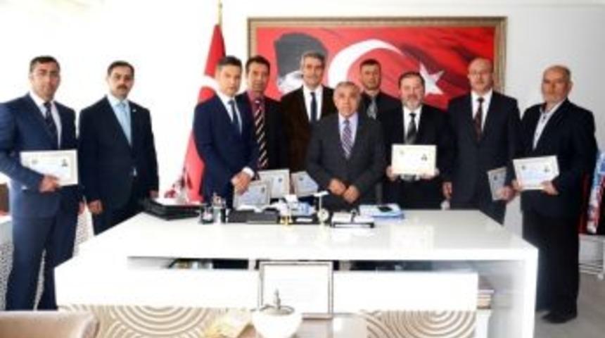 Bafra Kaymakamlığı&rsquo;nda &Ouml;d&uuml;l T&ouml;reni