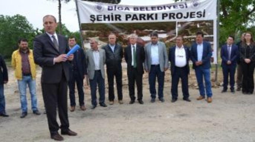 G&uuml;ney Marmara&rsquo;nın En B&uuml;y&uuml;k Şehir Parkı Biga&rsquo;ya Yapılıyor