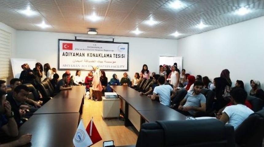 Adıyaman Kyk Ekibinden Suriye Kampına &rsquo;g&ouml;n&uuml;l Bağı&rsquo; Ziyareti