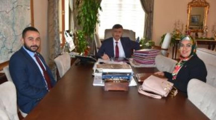 T&uuml;rkiye Gen&ccedil;lik Konseyinden Vali Bektaş&rsquo;a Ziyaret