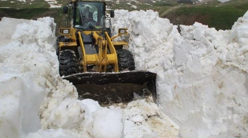 Hakkari&rsquo;de Karla M&uuml;cadele &Ccedil;alışması