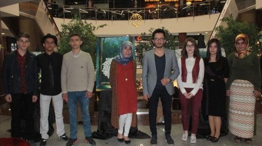 G&uuml;zel Sanatlar Lisesi &Ouml;ğrencilerinden Resim Sergisi