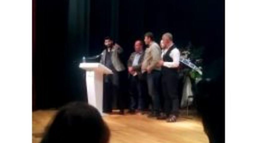 Oyuncu Tolga Y&uuml;ce&rsquo;den İş&ccedil;i Filmleri Festivali&rsquo;nde Protesto