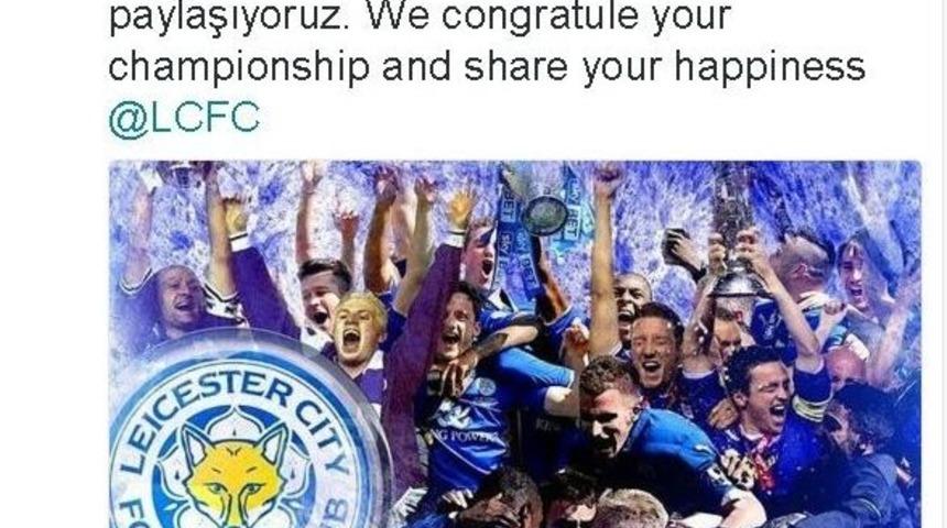 Bursaspor&rsquo;dan Leıcester Cıty&rsquo;e Kutlama