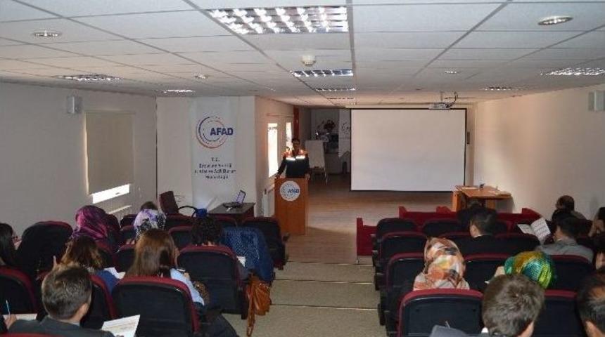 T&uuml;ik Erzurum B&ouml;lge M&uuml;d&uuml;rl&uuml;ğ&uuml; Personeline Deprem Eğitimi Verildi