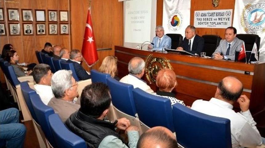 Yaş Sebze Ve Meyve Sekt&ouml;r Temsilcileri Atb&rsquo;de Toplandı