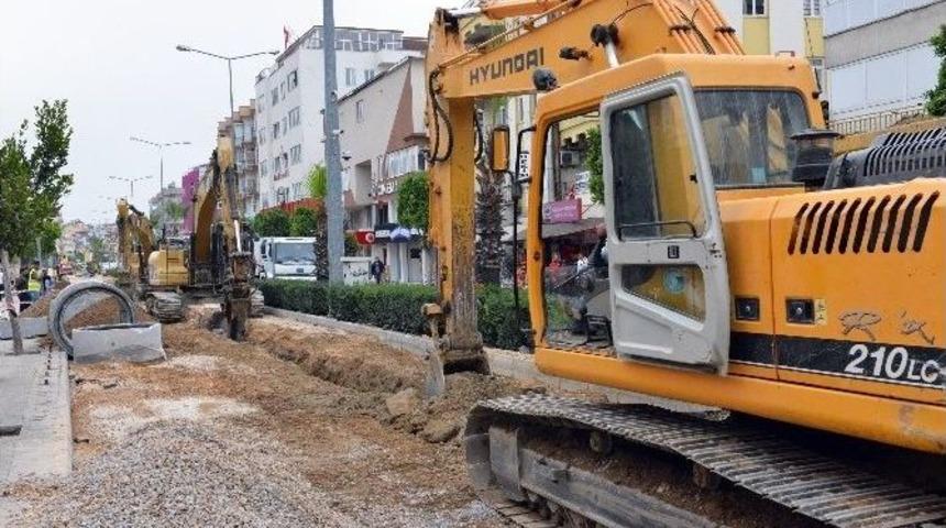 Manavgat&rsquo;a 38 Bin 500 Metre Kanalizasyon Hattı