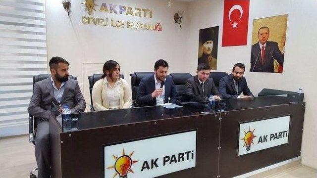 Ak Parti Develi İlçe Danışma Meclis Toplantısı Yapıldı