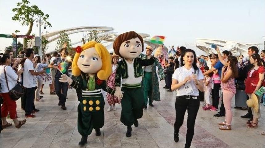 Expo 2016&rsquo;da &Ccedil;ocuklar İ&ccedil;in Renkli Kortej