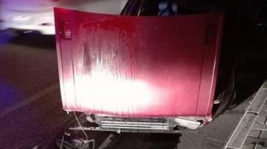 Kazayı İzlerken Kaza Yaptılar