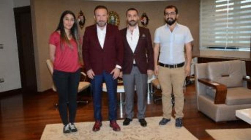 Başkan Doğan&rsquo;a Ziyaret&ccedil;i Akını