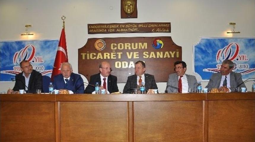 &Ccedil;orum Ticaret Sanayi Odası Ve Borsa M&uuml;şterek Toplantı