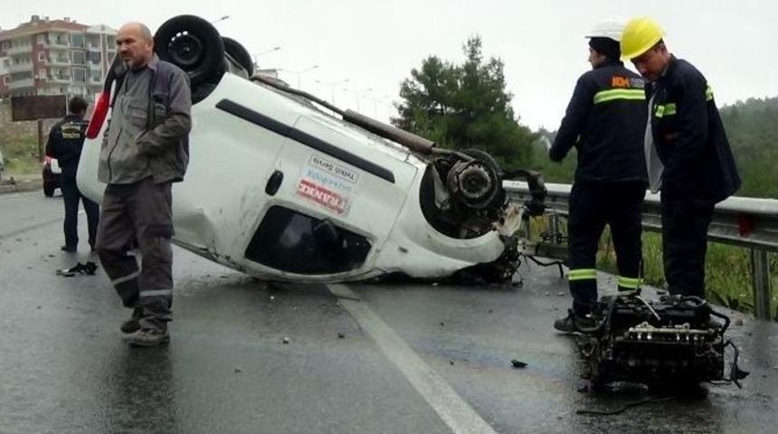 Yağmurla Birlikte Kazalar Da Arttı