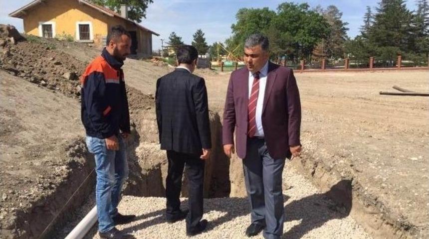 Başkan &Ouml;zg&uuml;ven, &Ccedil;alışmaları Yerinde İnceledi