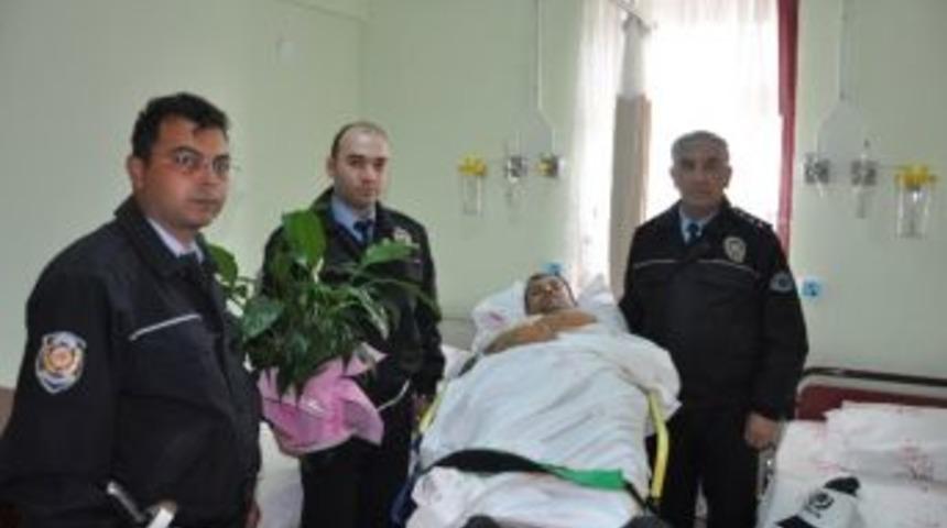 Kaza Ge&ccedil;iren Vatandaş Ziyaret Edildi