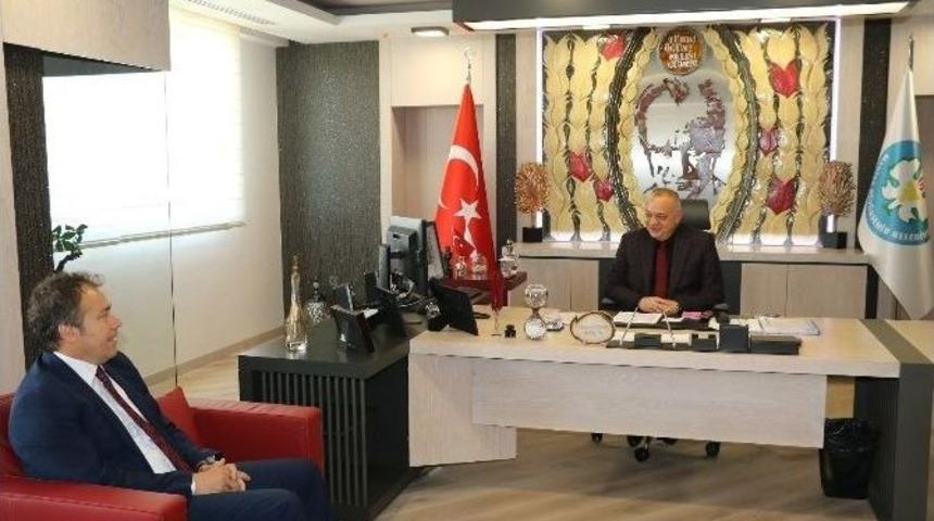 Başkan Savaş&rsquo;tan Başkan Erg&uuml;n&rsquo;e Ziyaret