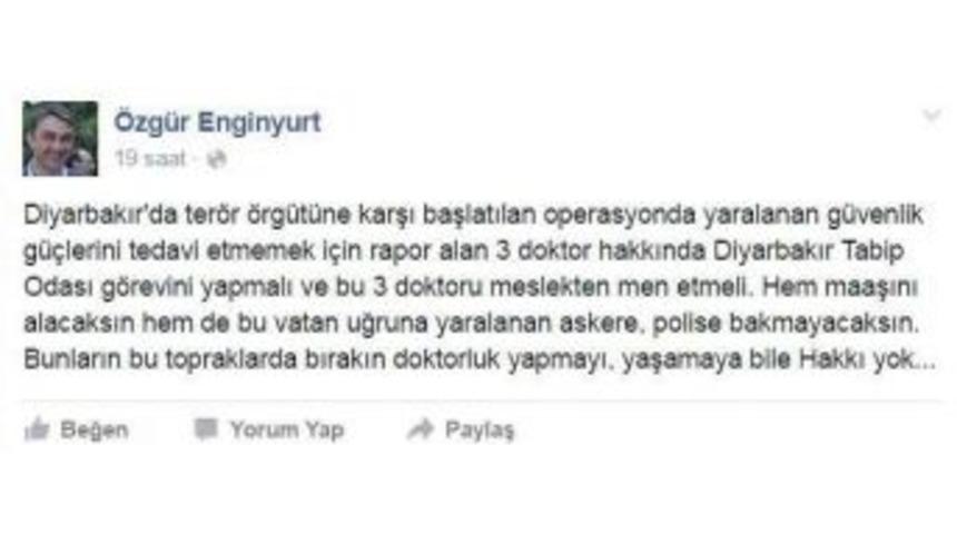 Ordu Tabipler Odası Başkanı: &ldquo;3 Doktor Meslekten Men Edilmelidir&rdquo;