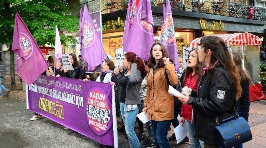 Kadın Cinayetlerini Durduracağız Platformu&rsquo;ndan &lsquo;taciz&rsquo; Eylemi