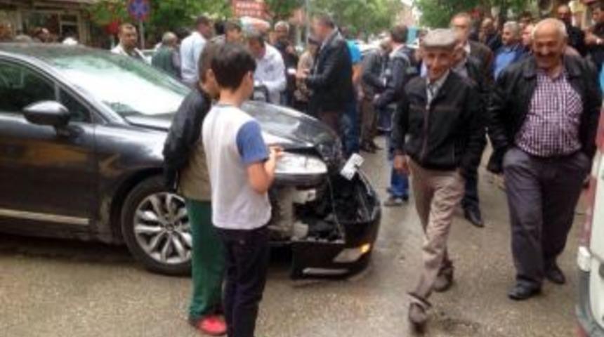 Polatlı&rsquo;da Trafik Kazası: İki &Ccedil;ocuk Yaralı