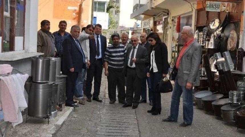 Silifke&rsquo;de Tarihi Demirciler &Ccedil;arşısı Bakıma Alındı