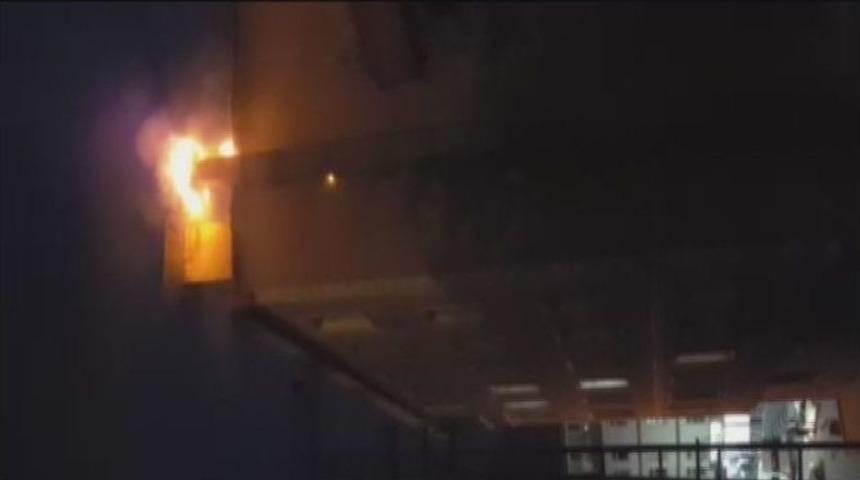 Hakkari&rsquo;de Korkutan Yangın