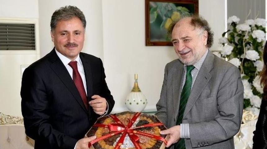 Almanya/r&ouml;dermark Belediye Başkanı, Başkan &Ccedil;akır&rsquo;ı Ziyaret Etti