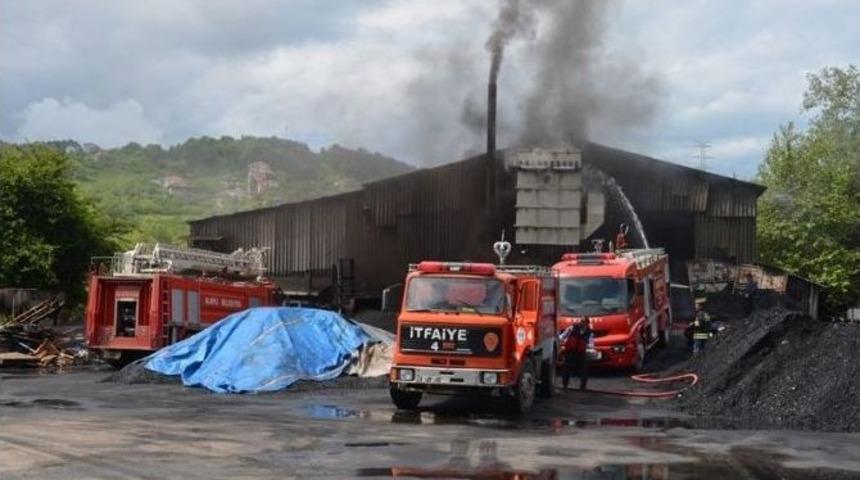 K&ouml;m&uuml;r İşletme Tesisinde Yangın