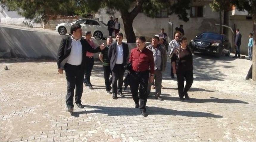 Başkan İle Milletvekili &Ccedil;alışmaları Yerinde Takip Ettiler