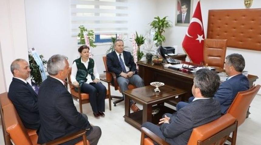 Vali Fidan İgm Başkanını Ziyaret Etti
