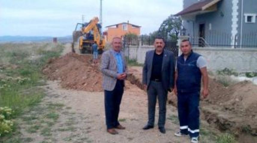 Başkan Deniz Doğalgaz &Ccedil;alışmalarını Yerinde İnceledi