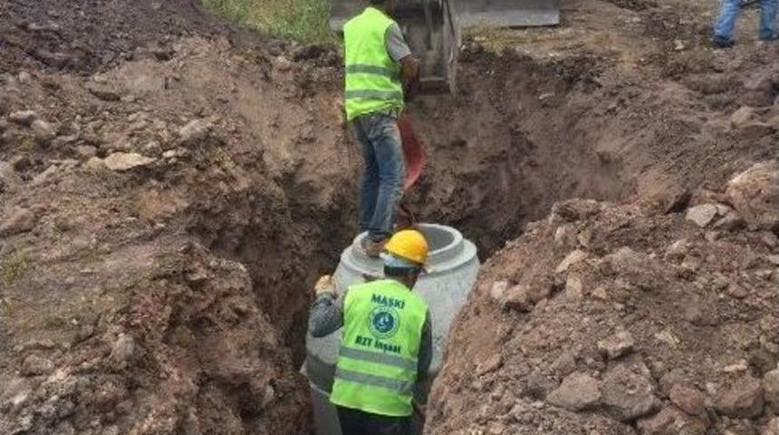 Değnekler Mahallesi Yeni Kanalizasyon Hattına Kavuştu