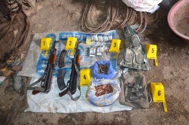 Şirvan&rsquo;da Silah Ve M&uuml;himmat Ele Ge&ccedil;irildi 2