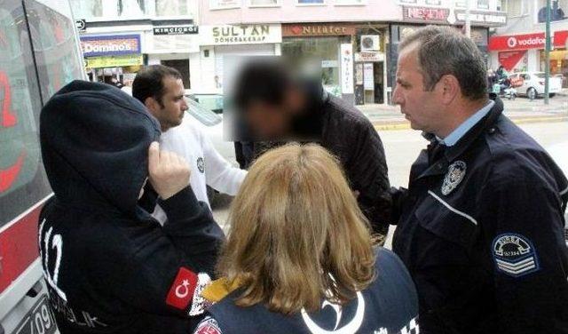 (&ouml;zel Haber) Madde Bağımlısı Şahıs &Ouml;yle Bir Yerde Sızdı Ki 1