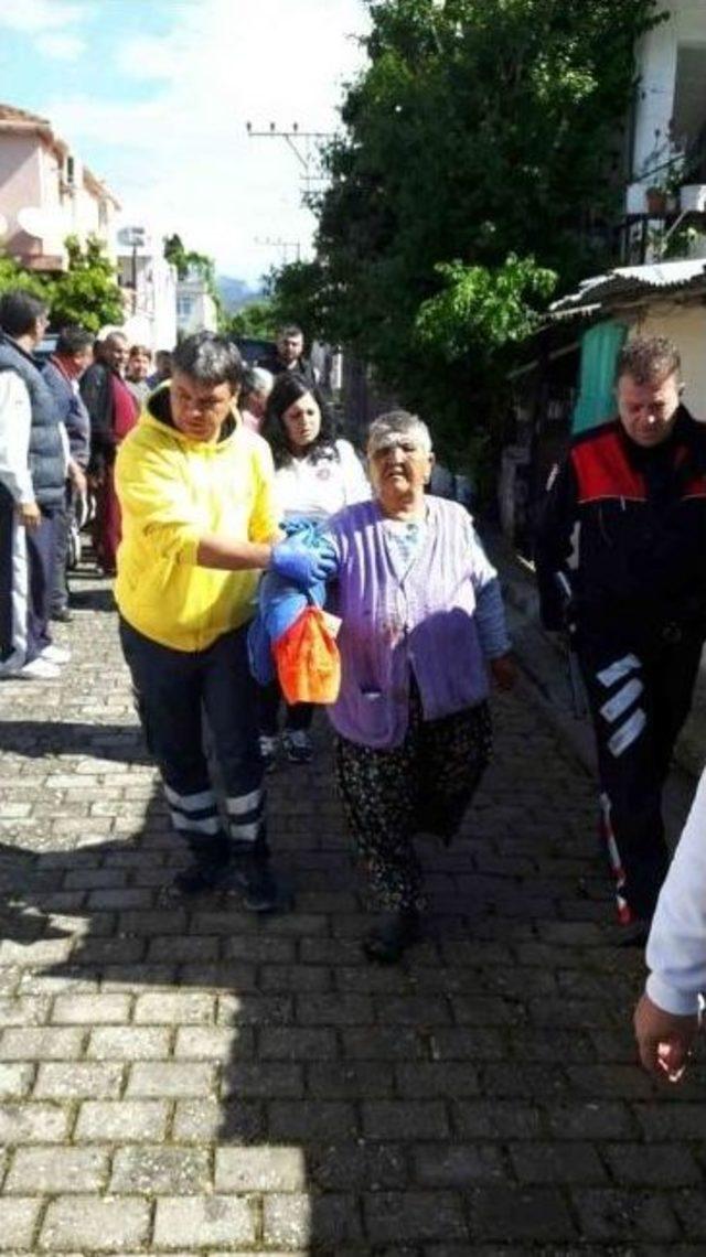 Boşanma Aşamasındaki Koca Eşinin Teyzesini Yaraladı