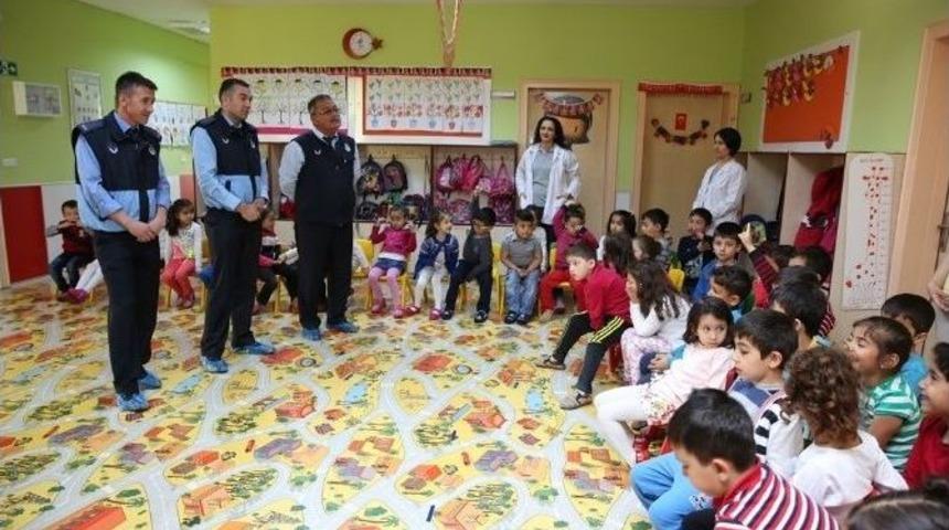 Kocasinan Zabıtası Anasınıfı &Ouml;ğrencileriyle Buluşuyor
