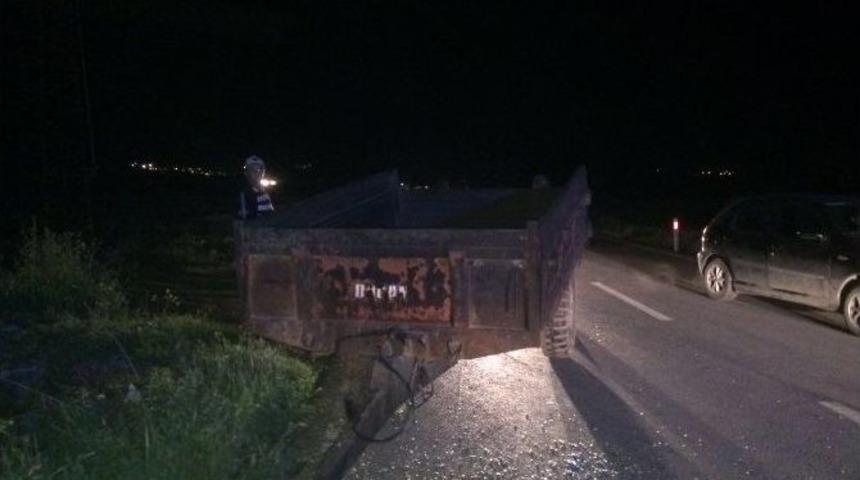 Tavşanlı&rsquo;da Trafik Kazası; 1 Yaralı