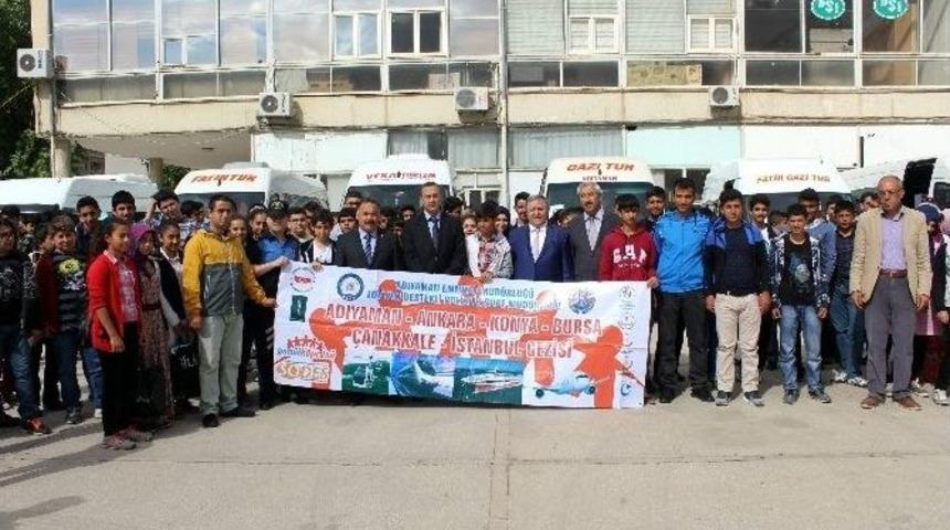 &Ouml;ğrenciler Adıyaman&rsquo;ın Tarihi Yerlerini Geziyor