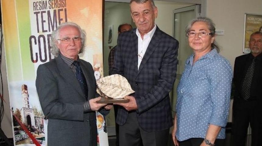 Temel &Ccedil;oban&rsquo;ın Resim Sergisi A&ccedil;ıldı