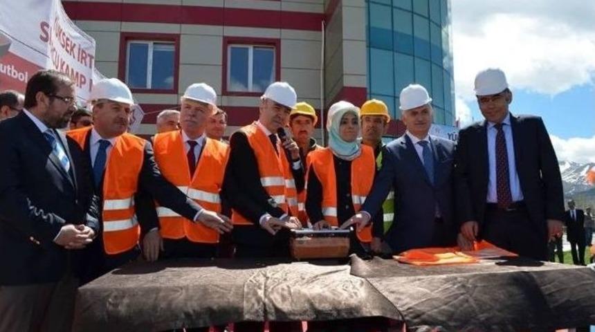 Y&uuml;ksek İrtifa Sporcu Kamp Merkezi Temel Atma T&ouml;reni