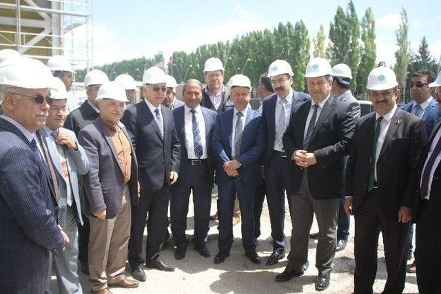 Protokol Üyeleri Kto Yeni Hizmet Binası İnşaatını İnceledi