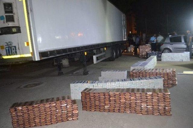 Mersin’de 58 Bin Paket Kaçak Sigara Ele Geçirildi