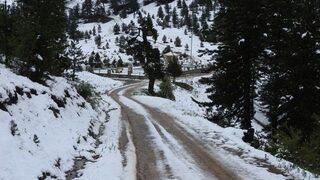 Isparta’da Mayıs Ayında Kar Sürprizi