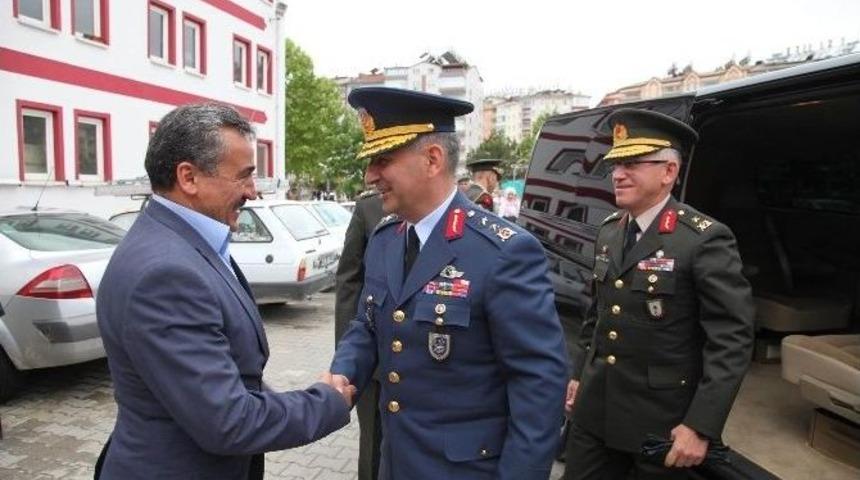 Konya Garnizon Komutanı Şahar&rsquo;dan Başkan Tutal&rsquo;a Ziyaret