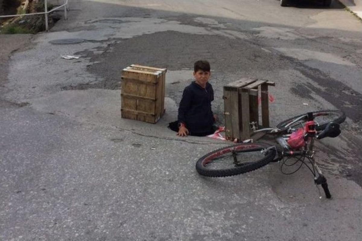 K&ouml;pr&uuml;deki &Ccedil;&ouml;kme Mahalleliyi Korkutuyor