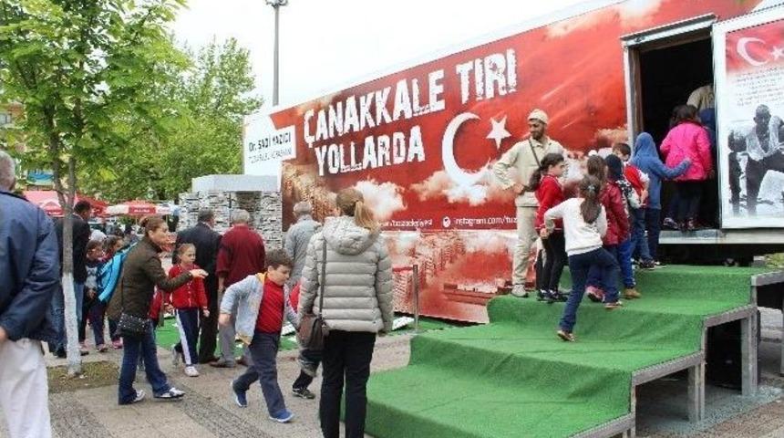 &Ccedil;anakkale Ruhunu Yaşatan Gezici M&uuml;ze G&ouml;rele&rsquo;de Ziyarete A&ccedil;ıldı