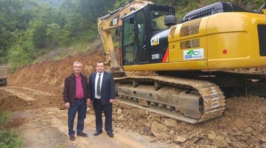 Sud&uuml;şen Şelalesi Yolu Genişletiliyor