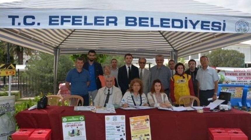 Efeler&rsquo;de Atık Pil Ve Bitkisel Yağ Kampanyası Toplama G&uuml;n&uuml; D&uuml;zenlendi