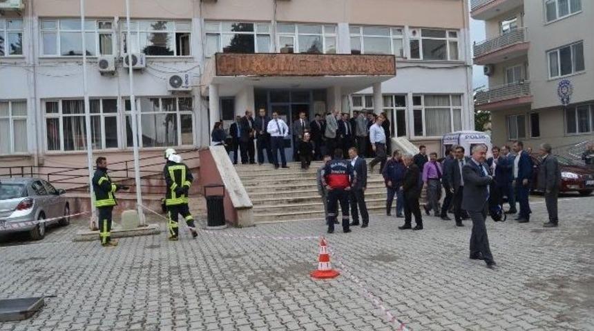 Kula H&uuml;k&uuml;met Konağı&rsquo;nda Yangın Tatbikatı