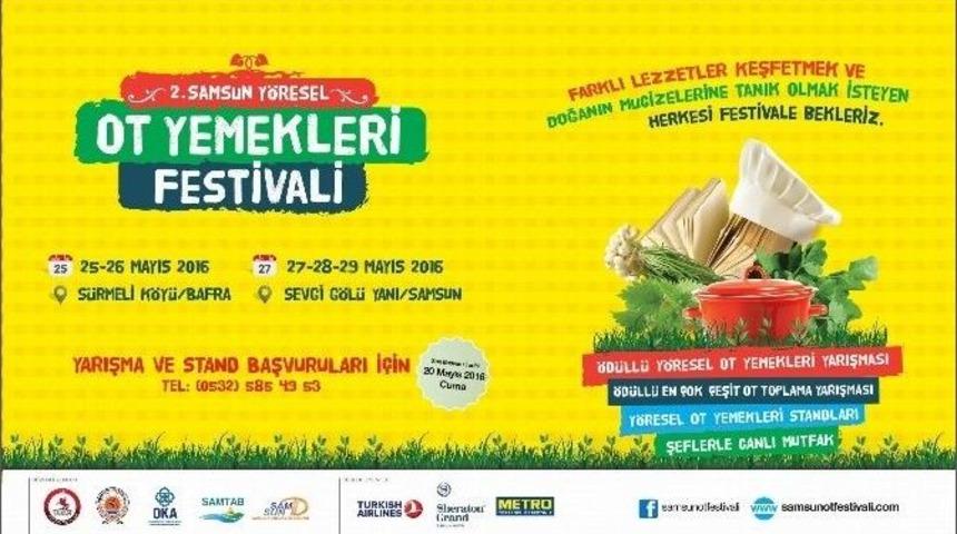 Samsun&rsquo;da Ot Yemekleri Festivali&rsquo;nin İkincisi Yapılacak